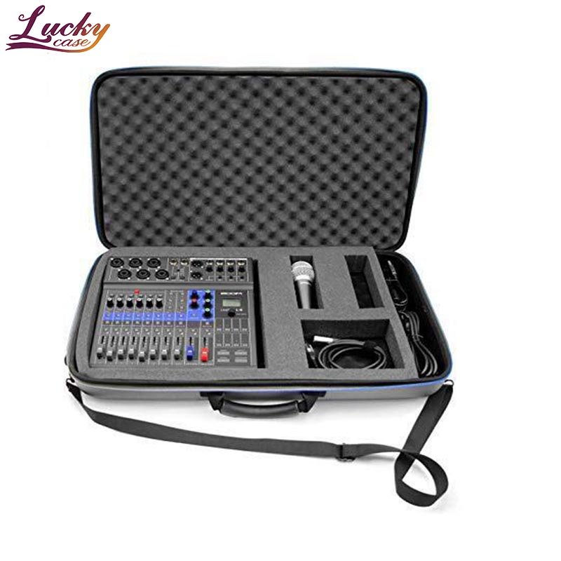 Wholesale Music Equipment Mixer Case Compatible Aluminum Frame Tool Case With Foam Aluminum Casing