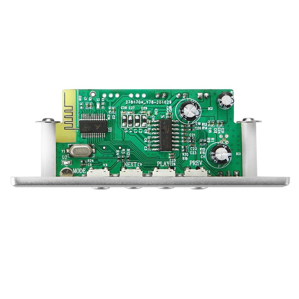 50W DIY Audio Amplifier Bluetooth 5.0 Decoder Board 12V FM Radio TF USB AUX-Car Music Player Volume Control MP3 Players