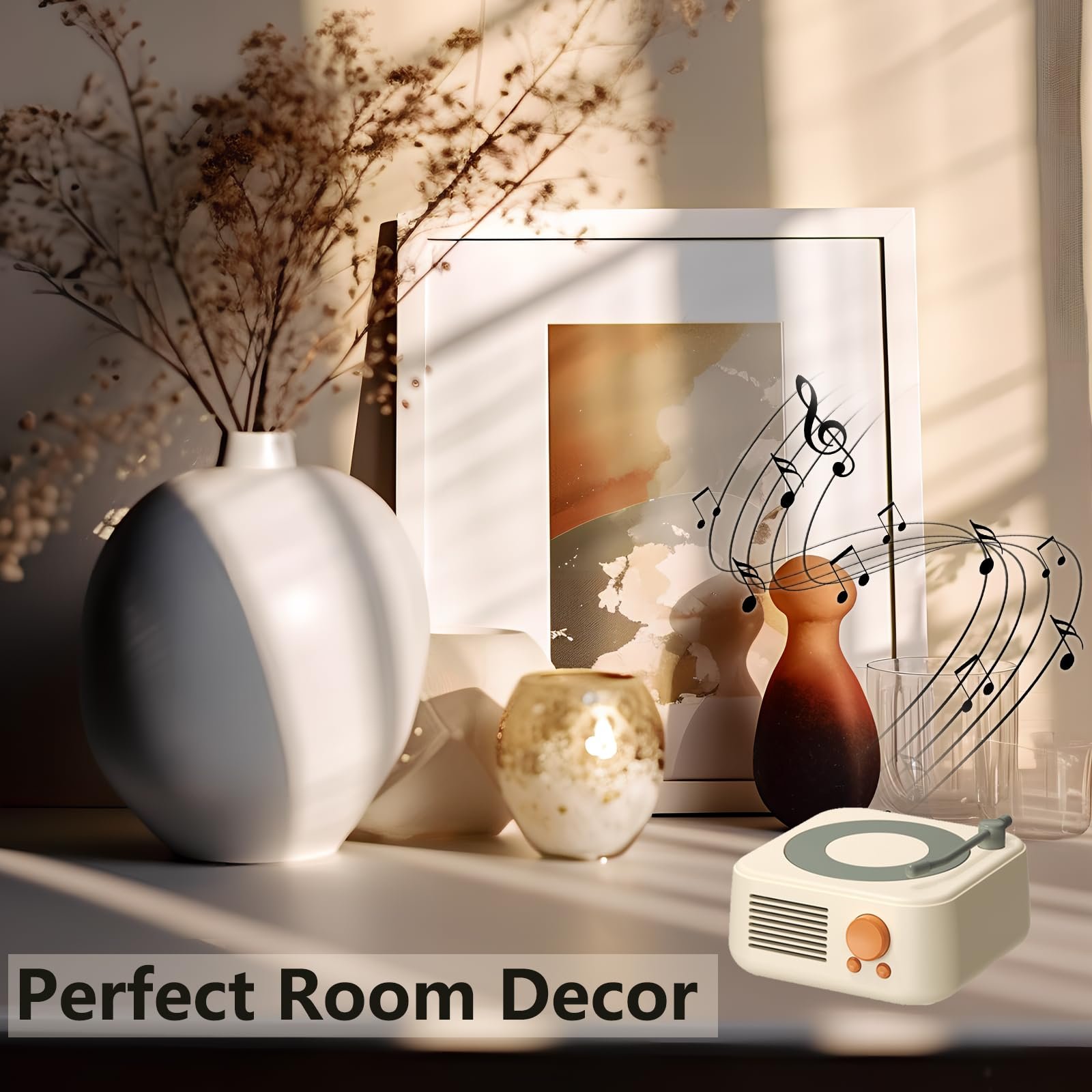 SHKL Wholesale Portable Wireless Speaker Gramophone Old Fashion Portable Classic Music Studio Smart Decoration Party Outdoor