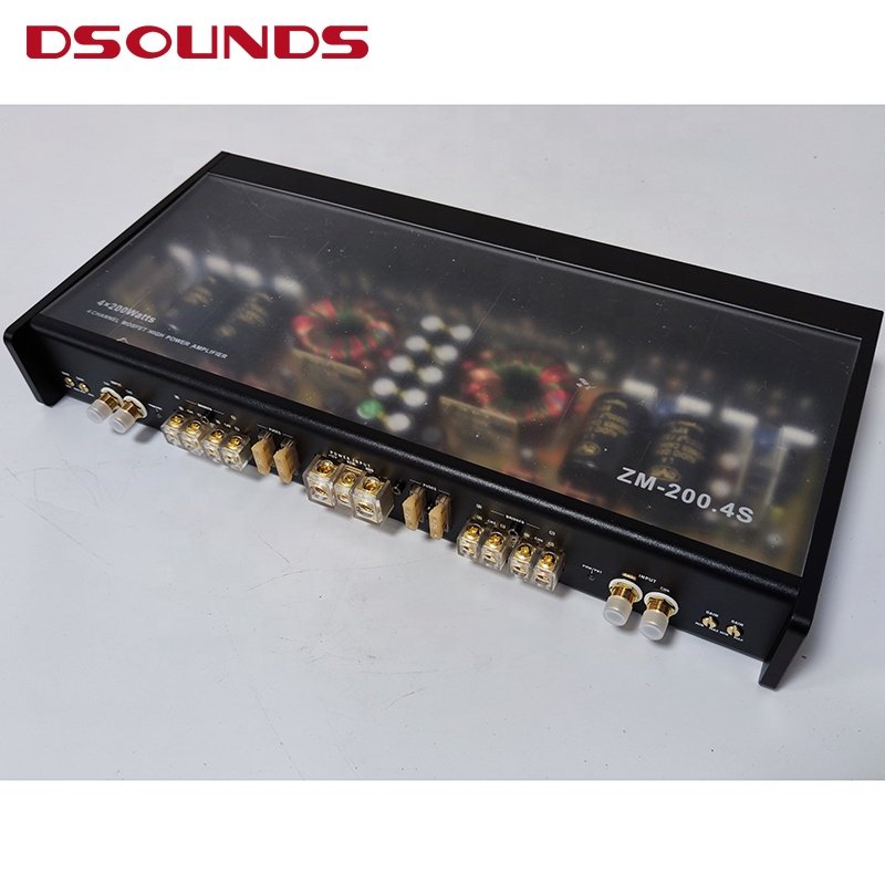 HIFI Style Car Amplifier 200Wx4CH Car Audio Amplifier for Various Types of Car Speakers with Top Quality