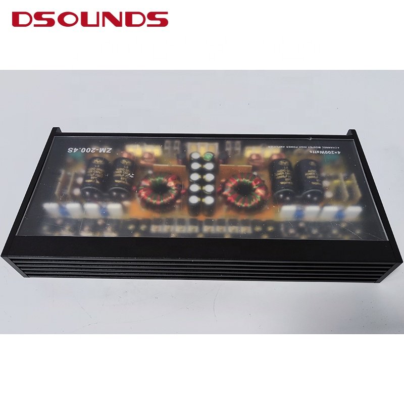 HIFI Style Car Amplifier 200Wx4CH Car Audio Amplifier for Various Types of Car Speakers with Top Quality