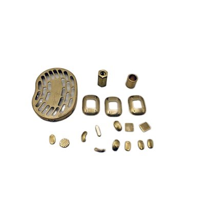 Dongguan factory custom audio headset electronic products mesh shell brass CNC milling processing accessories