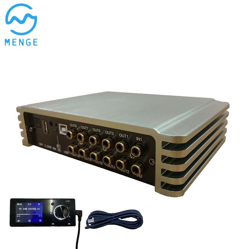 D Class 12V Digital Equalizer Power Sound System Bass 10 Channels 400W 8 Channel Speaker DSP Audio Car Amplifier