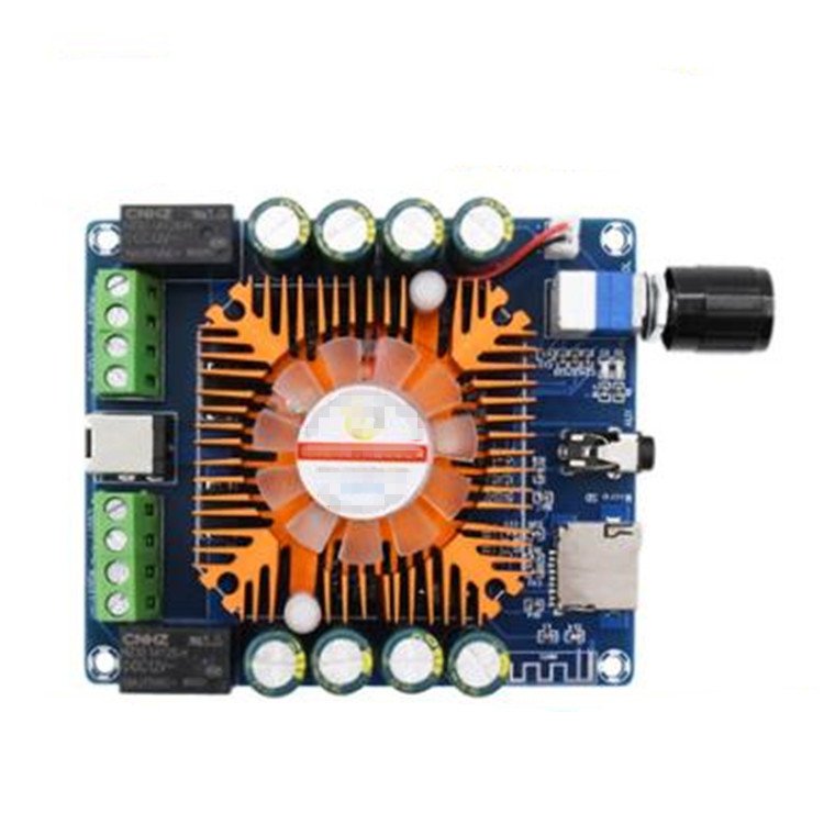XH-A393 Car Audio Wireless Digital Power Amplifier Board 50W*4 TF Card +AUX+ Wireless Three Input TDA7388 Audio Amplifier Board