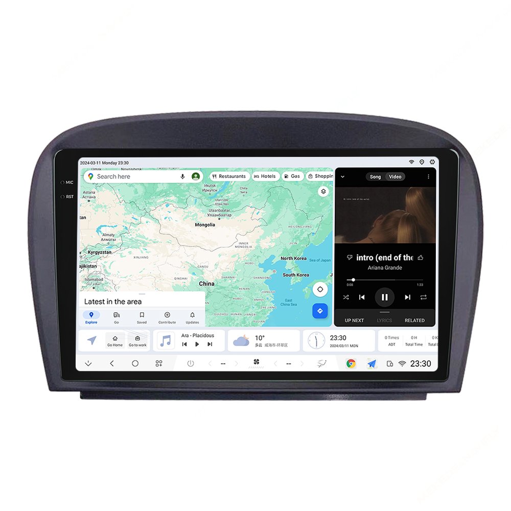 MEKEDE Android Car Video Car Stereo Auto Radio DUDU 2K Touch Screen 12+512GB 7870 System for BENZ SL
