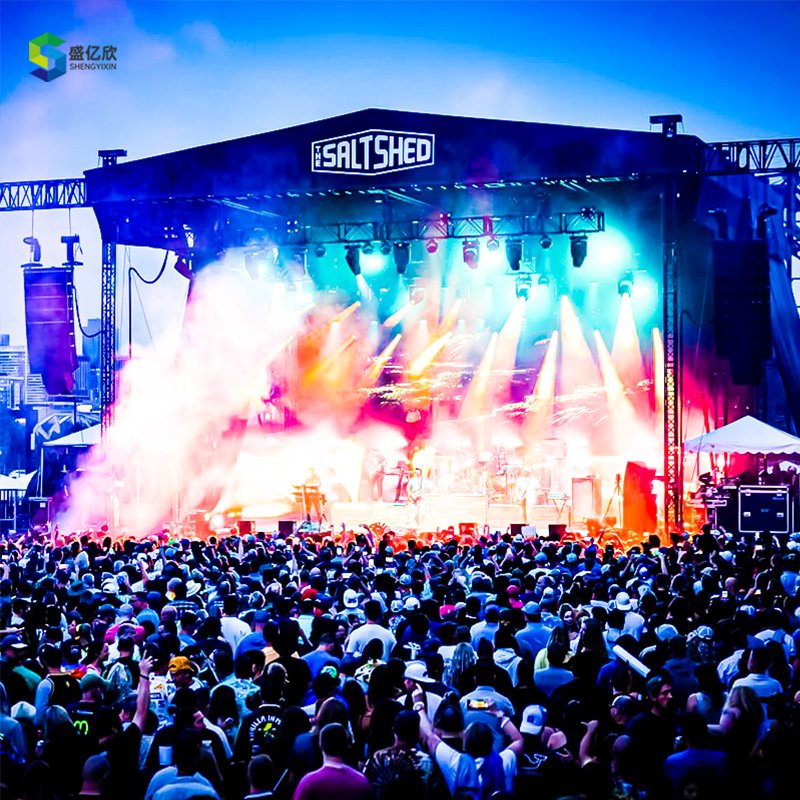 Strong aluminum line array speaker truss which compatible with truss ground support truss accessories for sale