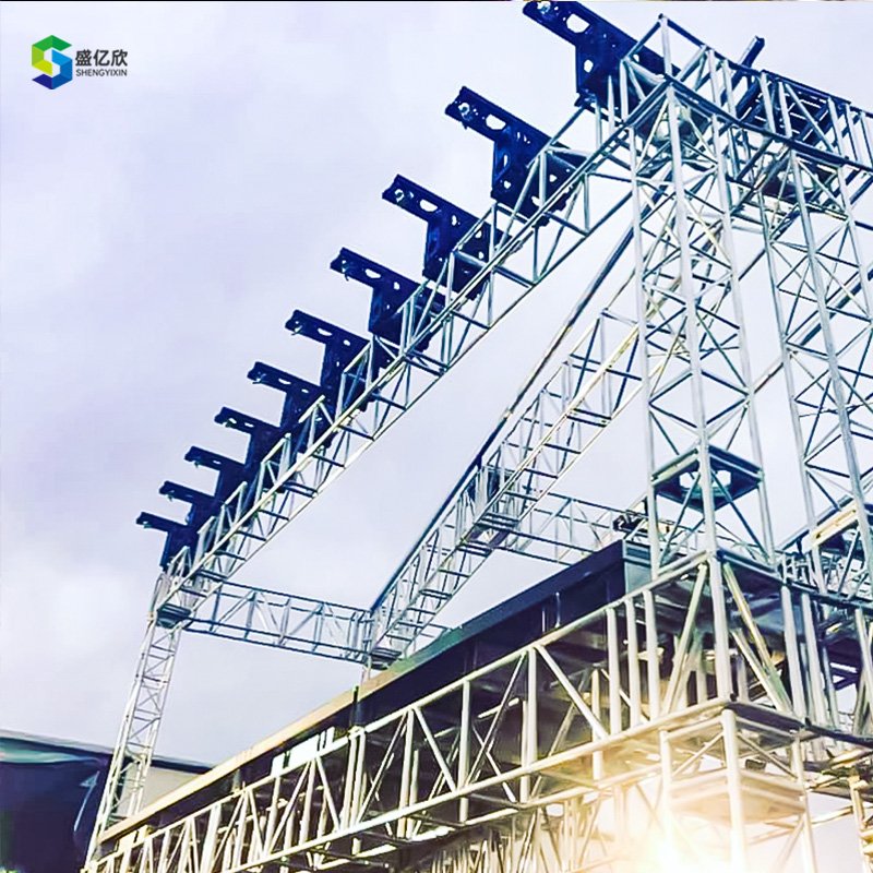 Strong aluminum line array speaker truss which compatible with truss ground support truss accessories for sale