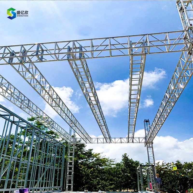 Strong aluminum line array speaker truss which compatible with truss ground support truss accessories for sale