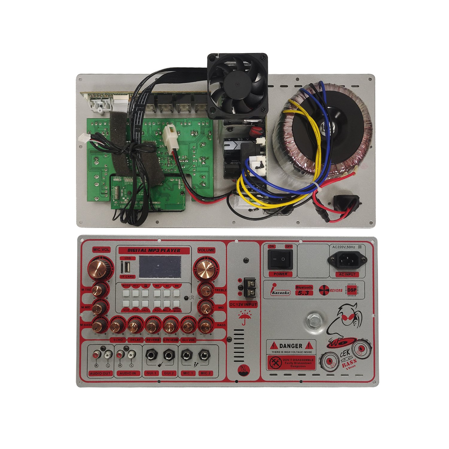Professional Audio OEM Amplifier Module Plate Amplifier DSP Functions for Speakers Subwoofers