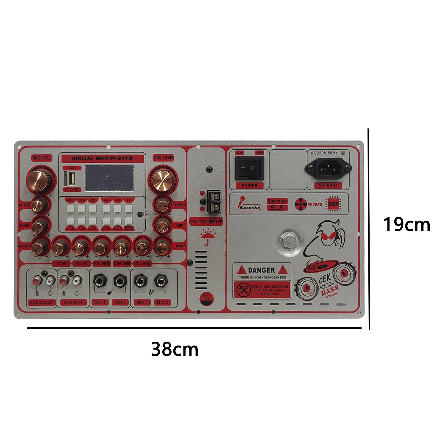 Professional Audio OEM Amplifier Module Plate Amplifier DSP Functions for Speakers Subwoofers