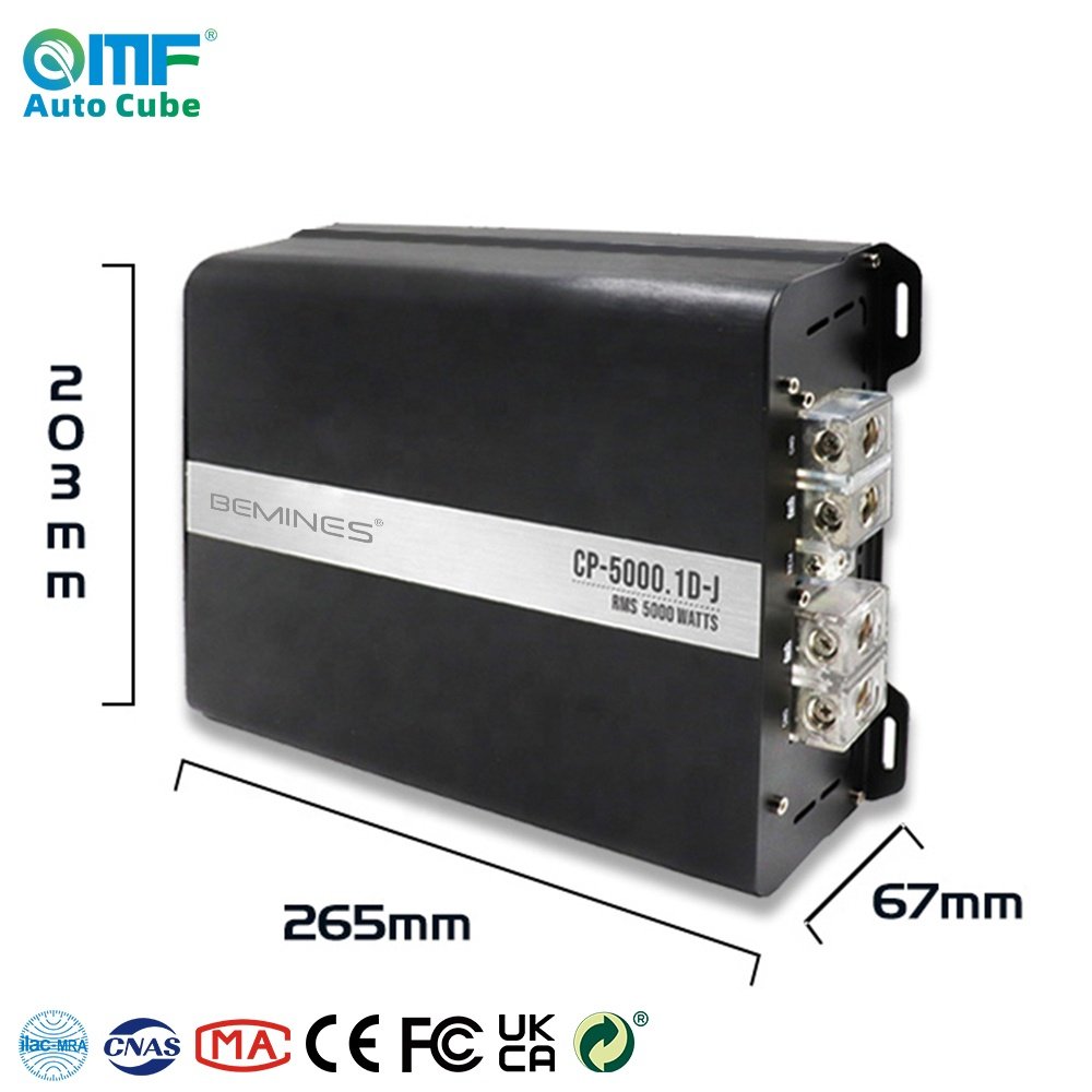 QMF-CP-5000.1 Class D Monoblock 12V Car Power Amplifier Car Audio Amplifier