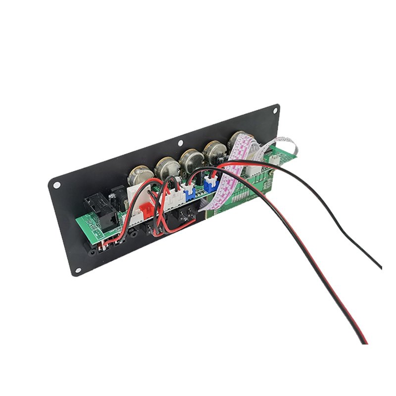 Hot Sale Rechargeable 12V Digital BT MIC Home Stereo Receiver Amplifier FM Receiver TF USB Mixer 2CH Karaoke Power Cars