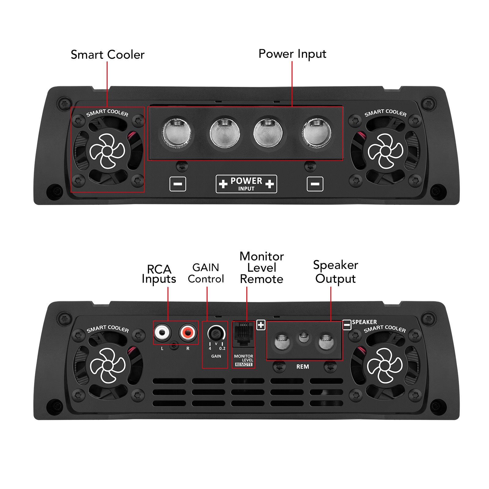 Taramps T 12.000 Chipeo Amplifier 12000 Watts RMS 1 Channel Car Audio Peak Power 13300W RMS Monoblock Amp SoundSystem Automotive