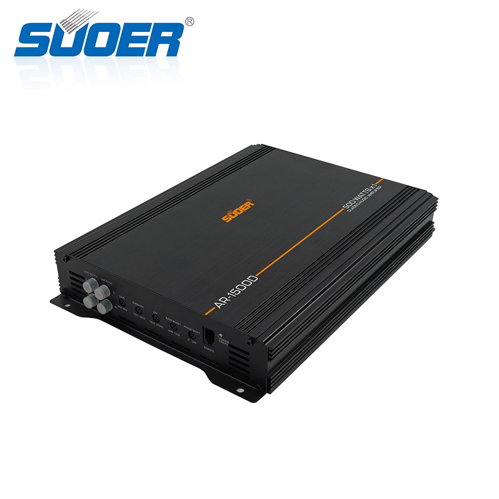 Suoer AR-1500 Competition Amplifier Car Digital Designs Car Subwoofer Amplifier