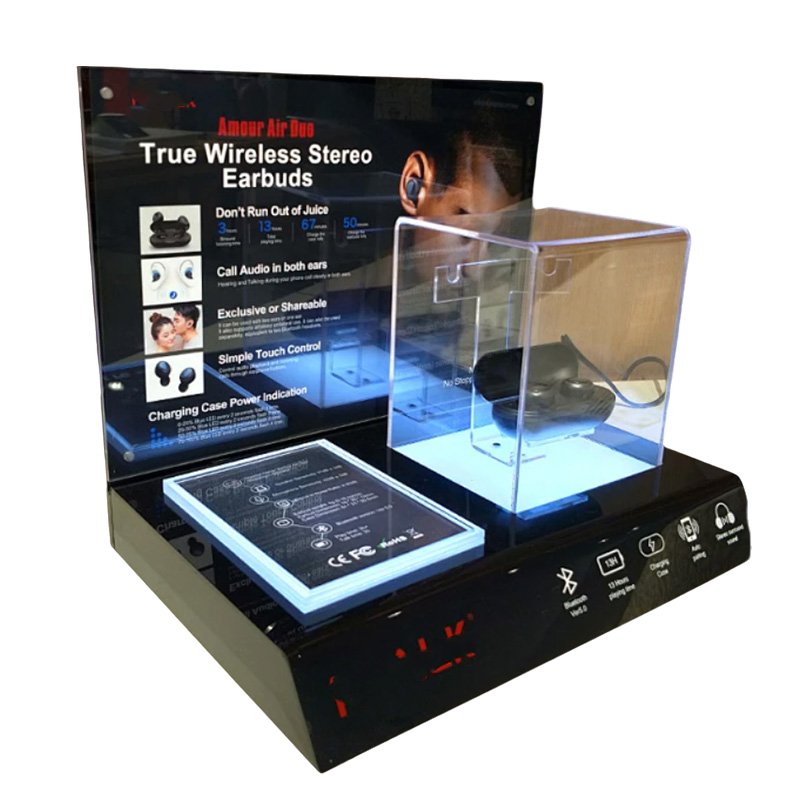 Custom Digital Products Retail Store Driving Recorder Car Audio Phone Accessories Earphone Display Stand