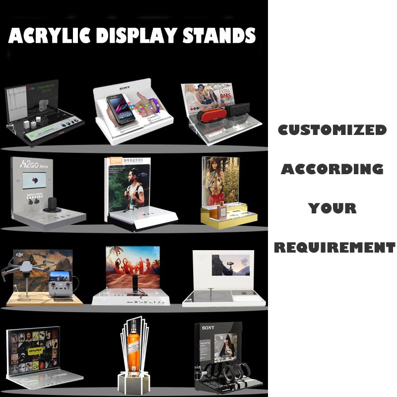 Custom Digital Products Retail Store Driving Recorder Car Audio Phone Accessories Earphone Display Stand
