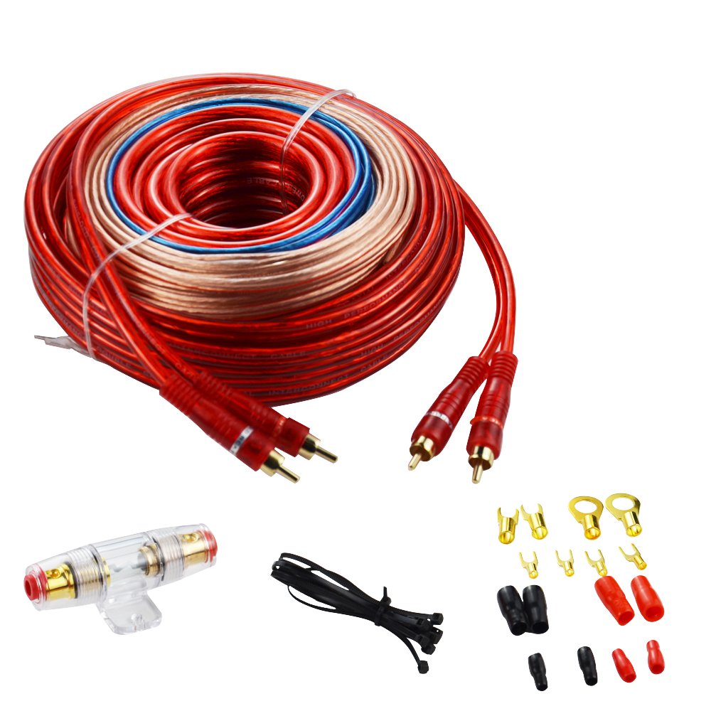Car Audio Wire Wi Ring Amplifier Subwoofer Speaker Installation Kit Power Cable