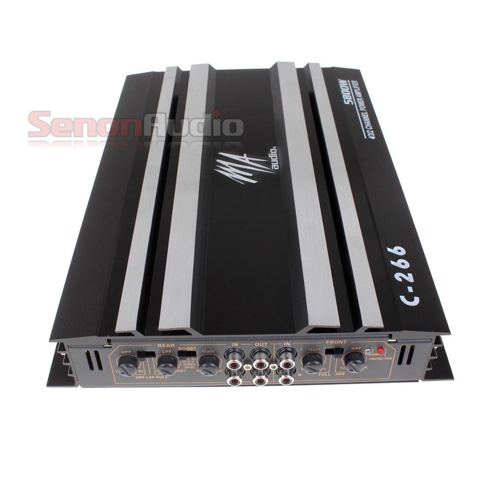 High Power Car Amplifier 12V Amplifier for Subwoofer Car 4 Channel Car Audio Amplifier 5800W 266