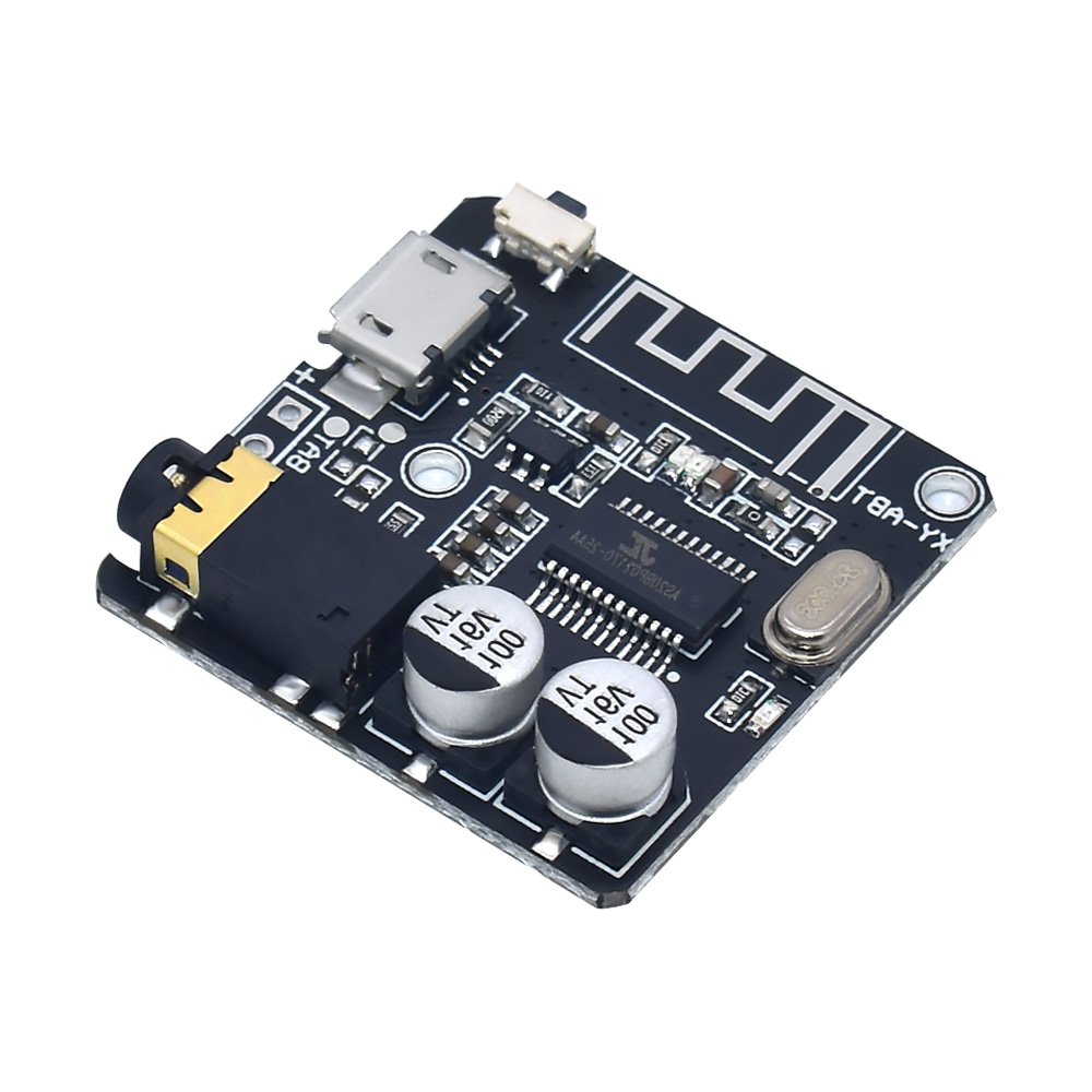 DIY BT 5.0 audio receiver module MP3 Bt decoder board car speaker audio amplifier board ABT