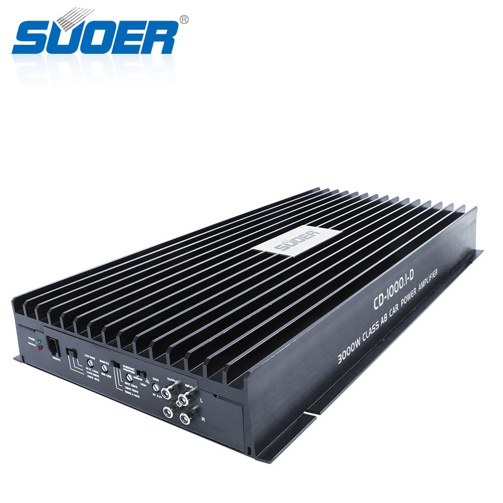 Suoer CD-1000.1-D Max Power 3000w Mono Channel Car Amplifier
