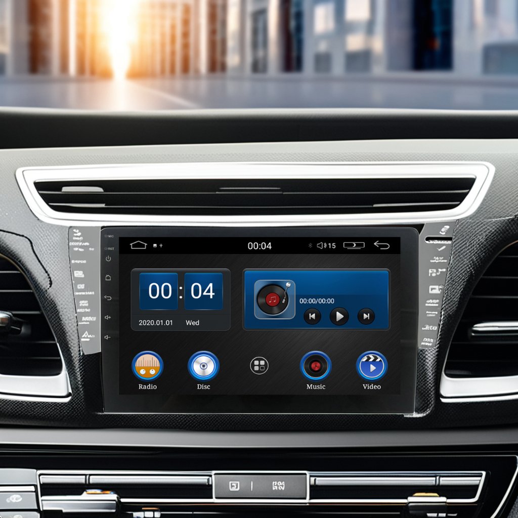 Universal 7 Inch Android 13.0 Car DVD Head Unit Monitor Touch Screen GPS WIFI with Mirror DSP & Amplifier SD Card Connection