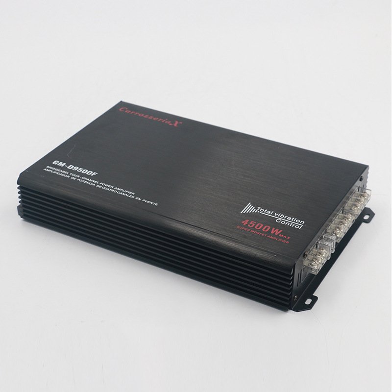 12V Full Range Car Amplifier 4 Channel 4500w Powerful Car Stereo Amplifier GM-D9500F