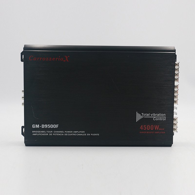 12V Full Range Car Amplifier 4 Channel 4500w Powerful Car Stereo Amplifier GM-D9500F