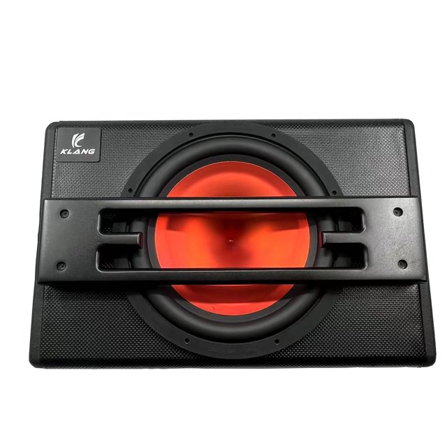 10\" 12 Inch Trapezoid Speaker Subwoofer with Amplifier Active Car Sound Car Speakers Subwoofer Box