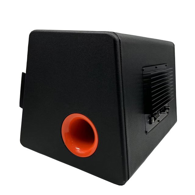 10\" 12 Inch Trapezoid Speaker Subwoofer with Amplifier Active Car Sound Car Speakers Subwoofer Box