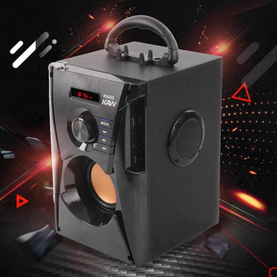 High Quality Accessories Consumer Electronics KAW K600 Bluetooth speaker with genuine karaoke microphone
