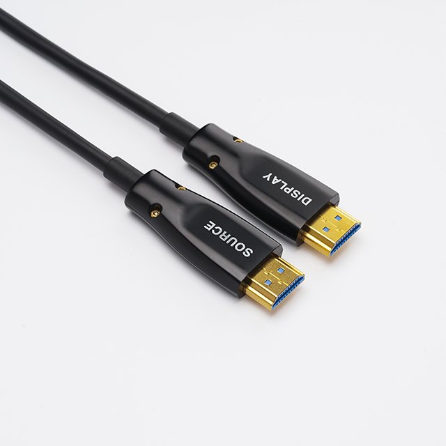 8k Hdmi Fiber Optic Cable, 1-100m Multi-Channel For Audio System Sound Bar Home Theatre Gold-Plated Connectors 6 Foot
