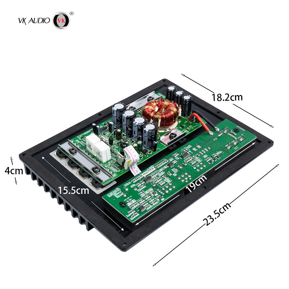 2000W High Power Class D Amplifier Board 12V Car Power Board for Subwoofer