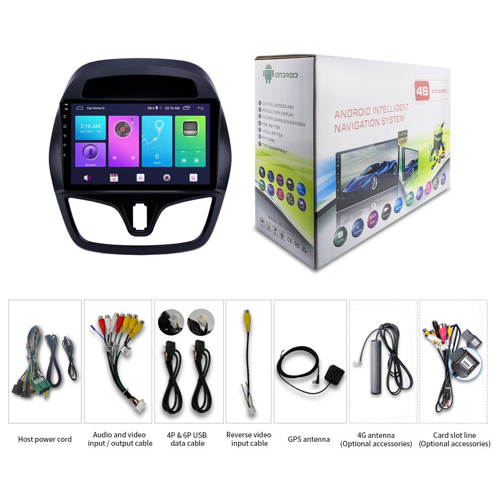 Car Accessories Fascia Frame For Chevrolet Spark Beat 2015-2018 Car Radio Audio GPS System Refitting Install Frame