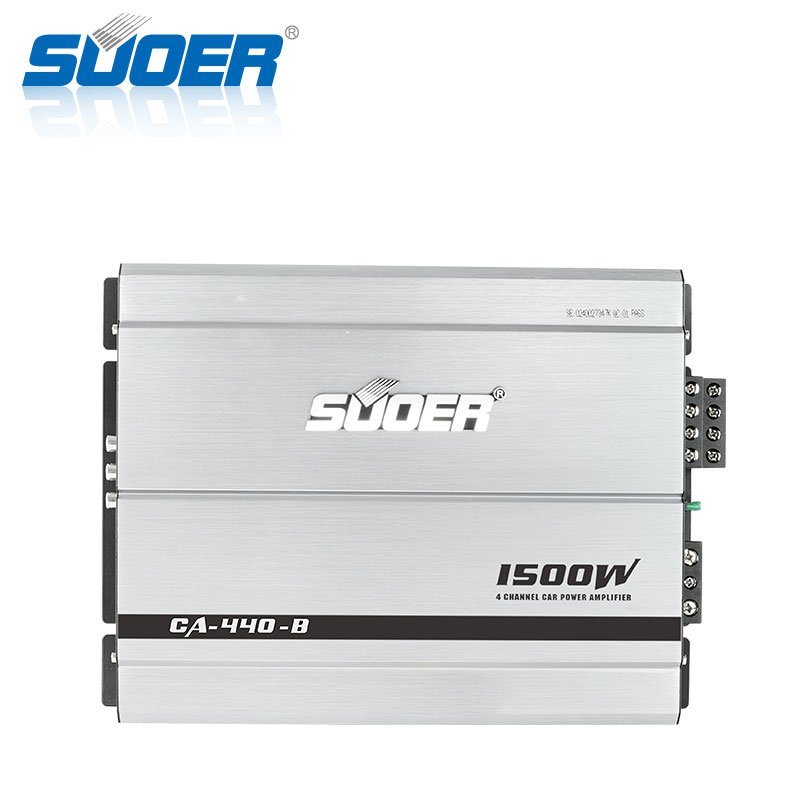 Suoer CA-440-B 12V Power Amp Car Power Amplifier 4 Channel Auto Amplifier Amplificador De Carro Amplificador