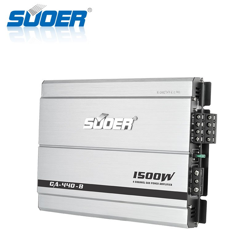 Suoer CA-440-B 12V Power Amp Car Power Amplifier 4 Channel Auto Amplifier Amplificador De Carro Amplificador