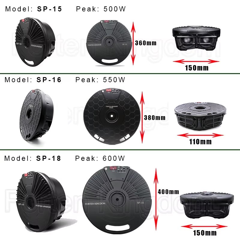 Universal 15inch Subwoofer Exterior Auto Electronics Car Powered Bass Amplifier Speaker Audio Spare Tire Tyre Subwoofers for Car