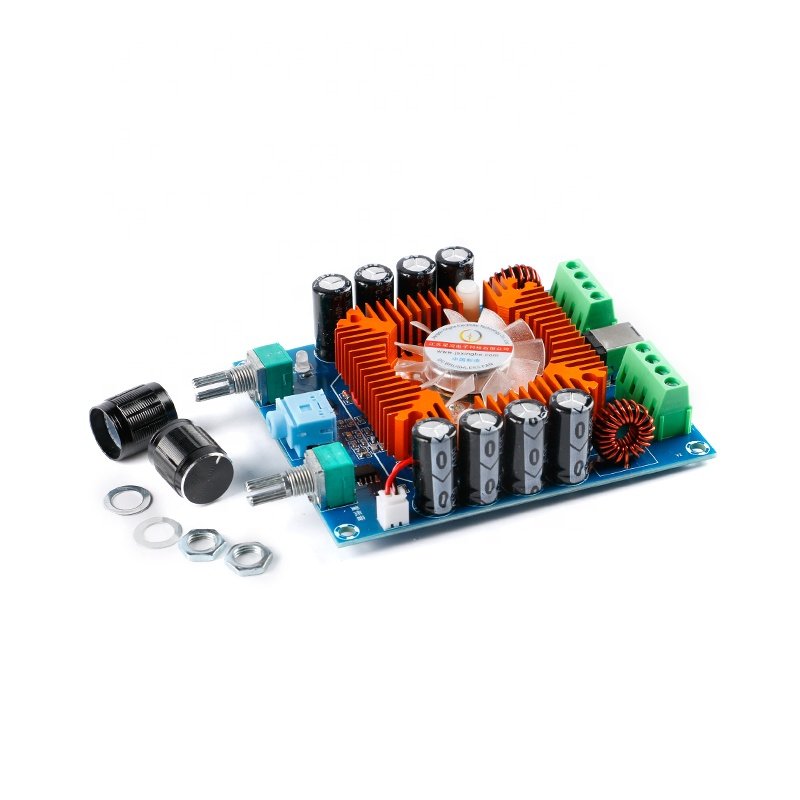 Automotive Grade 4X50W High Power Four Channel Audio Amplifier Digital Power Amplifier TDA7850 XH-A372