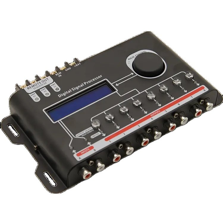 High End 8 Channel Car DSP Amplifier Digital Signal Processor With Parametric Equalizer for Car Sound System DSP Amplifier Car