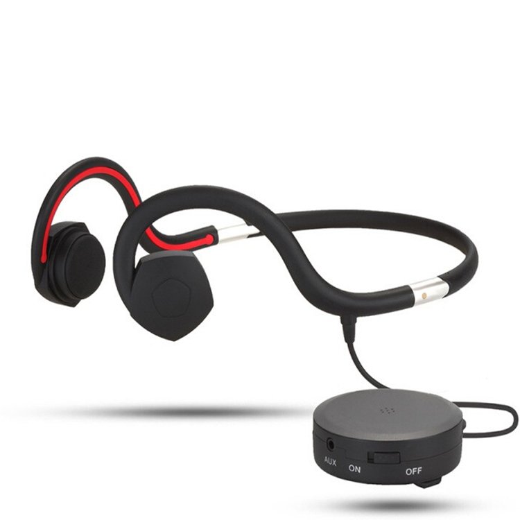 BN802 Bone Conduction Headphone Wire Headset Foldable Hearing Earphone IP55 Waterproof Earphone with Sound Pickup Built-in 380mA