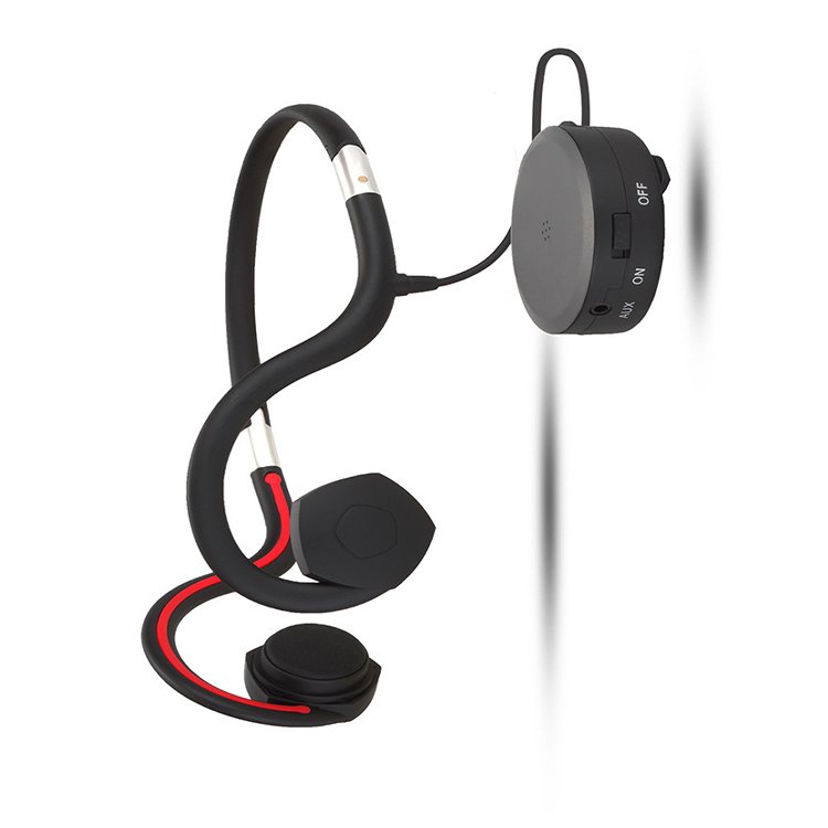 BN802 Bone Conduction Headphone Wire Headset Foldable Hearing Earphone IP55 Waterproof Earphone with Sound Pickup Built-in 380mA
