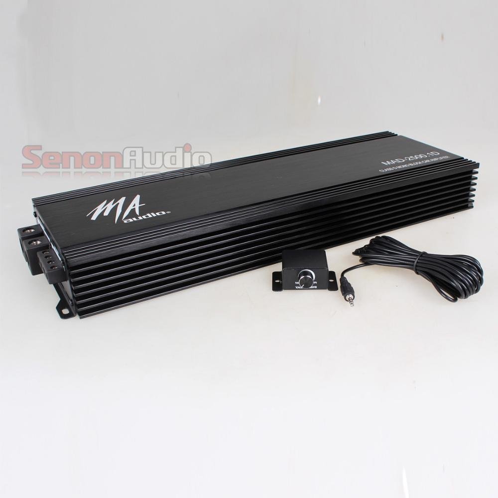 1 Channel Power Class D Amplifier Car Class D Monoblock Amplifier 2500Wrms Car Audio Amplifier