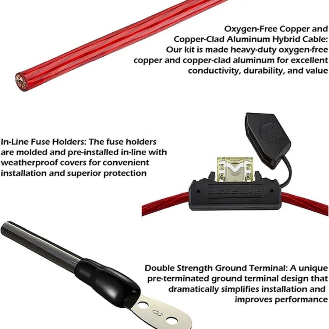 12gauge Car Power Audio Amplifier Kits