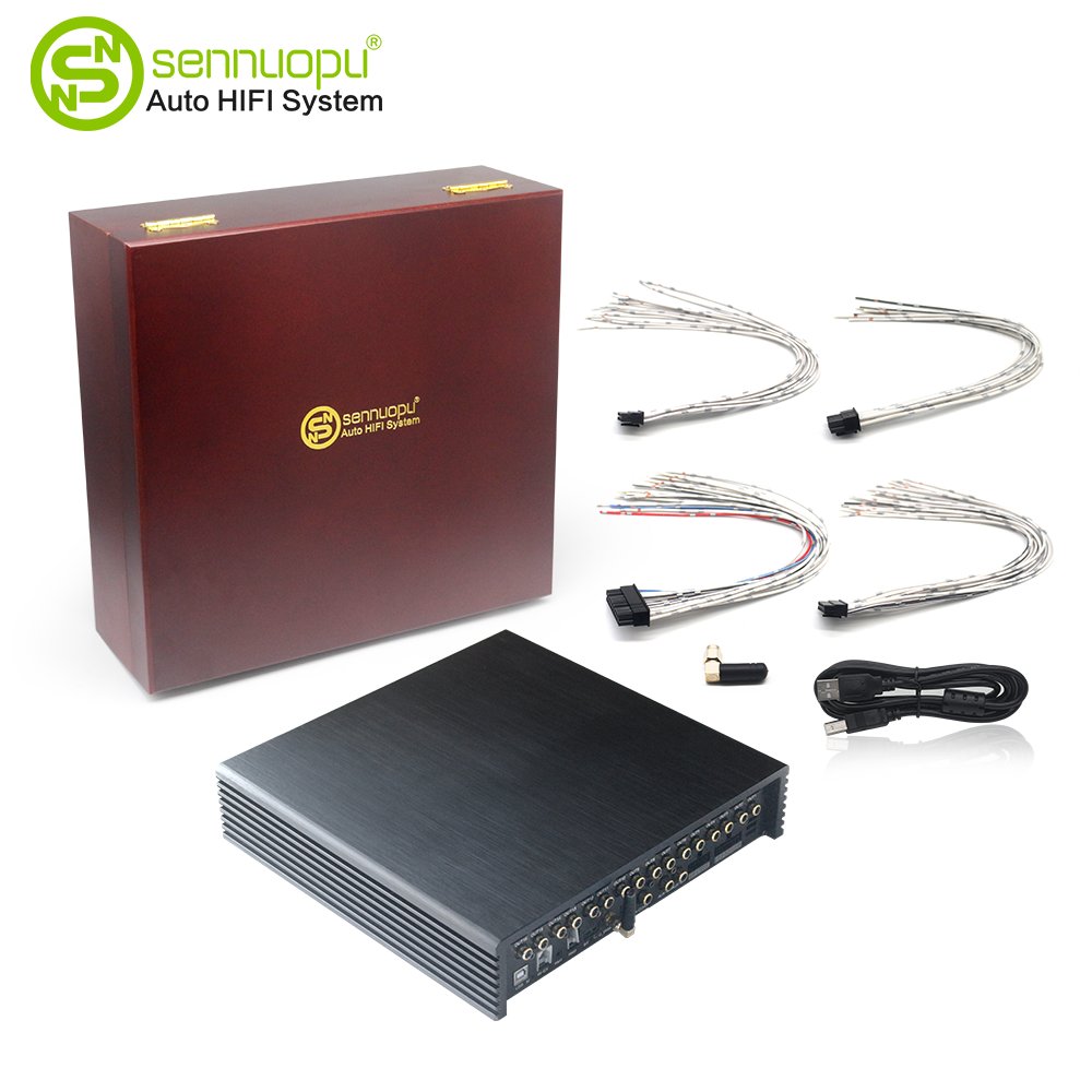 Sennuopu X14 16 Channel Dsp Processor 14 CH Car Sound Amplifier Automotive Sound Modules Audio Auto Amp Class AB Class D