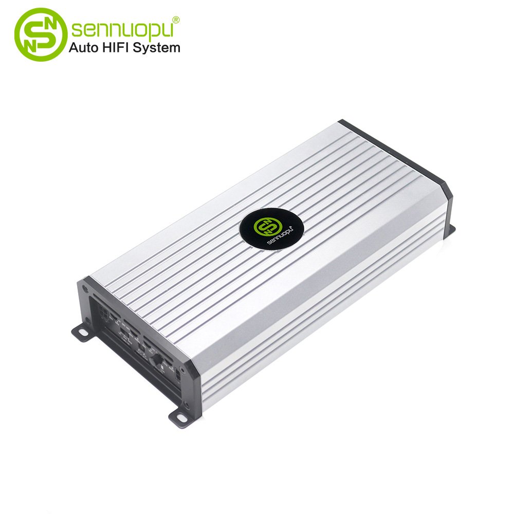 Sennuopu 4-Channel Car Amplifier D-Class Digital Full Range with Crossovers