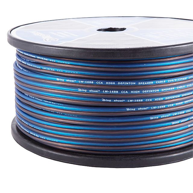 High Quality Copper End Hifi Car Audio Free Speaker Wire Cables Cca Wire for Amplifier Loudspeaker 16ga 14ga 12ga Speaker Cable