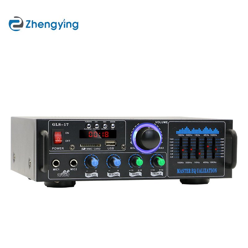 Car Amplifier Audio Stereo Power BT Fm Radio Home Theater Amplifiers Mini Amplificador Audio
