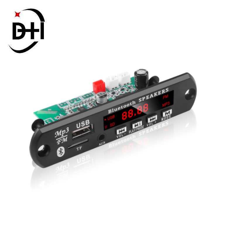 Amplifier Wireless Bluetooth 12V MP3 WMA Decoder Board Car Audio USB TF FM Radio Module with Remote Control