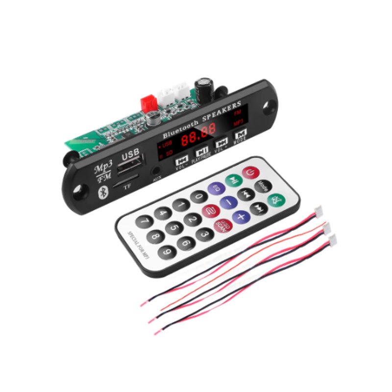 Amplifier Wireless Bluetooth 12V MP3 WMA Decoder Board Car Audio USB TF FM Radio Module with Remote Control