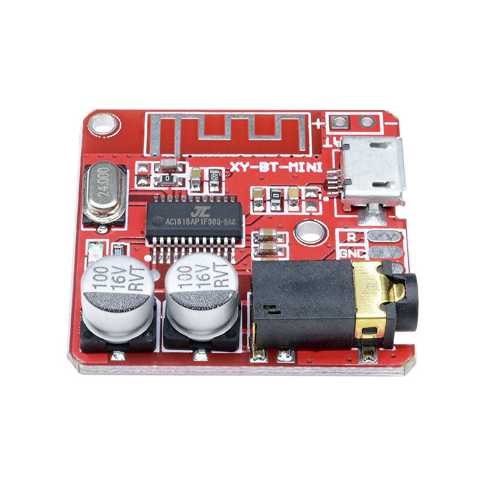 XY-BT-Mini Mp3 Bluetooth 4.1 Decoding Board 5v Lossless Decoder Car Speaker Audio Circuit Board Stereo Audio Receiver Module