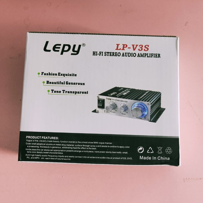 Digital Hi Fi Class D Stereo Two Channel 25Wx2 LP-V3S Audio Amplificadores LEPY Amplifier Lpv3s